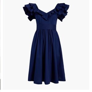 HILL HOUSE Navy Blue Ava Nap Dress